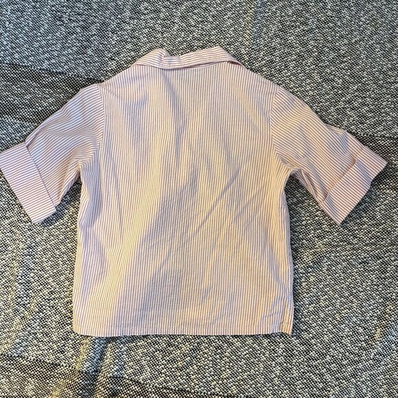 Vintage Retro Blouse - Candy Stripe White with Red - Alice Aiken - Picture 5 of 5